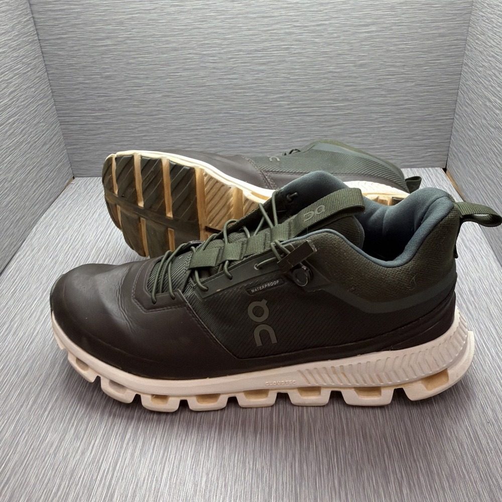 On Running Cloudhorizon Waterproof Trail Running Shoes Mens‎ 10 Olive Green